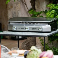 Plancha Gaz Master 3 LX + Couvercle - Campingaz -Pas Cher Saveur BBQ Magasin plancha master 3 lx campingaz 3138522112189 3