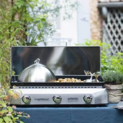 Plancha Gaz Master 3 LX + Couvercle - Campingaz -Pas Cher Saveur BBQ Magasin plancha master 3 lx campingaz 3138522112189 7