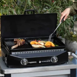 Plancha Gaz Sorio 2 LXD Twin - Campingaz* 11 Plancha Gaz Sorio 2 LXD Twin - Campingaz* -Pas Cher Saveur BBQ Magasin plancha sorio 2 lxd twin campingaz 3138522117993 4