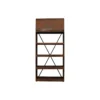 Etagère Range Bois Corten 100 - Ofyr -Pas Cher Saveur BBQ Magasin range bois corten 100 2020000020134