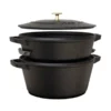 Set De 2 Cocottes En Fonte Staub Empilables - Ofyr -Pas Cher Saveur BBQ Magasin set 2 cocottes empilables staub ofyr 6019909622637