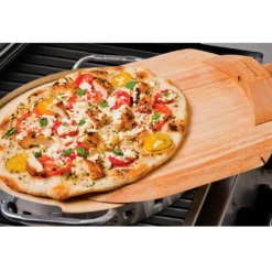 Set Pierre à Pizza ⌀ 33 Cm + Pelle - Broil King -Pas Cher Saveur BBQ Magasin set pierre pelle pizza broil king 0060162698163 4