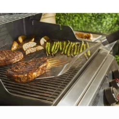 Spatule Inox Précision Pour Barbecue - Weber -Pas Cher Saveur BBQ Magasin spatule inox precision 0077924159671 2