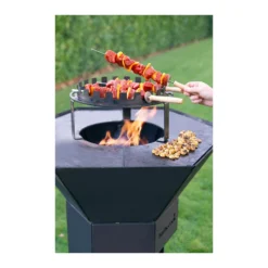 Support à Brochettes Dynamic Centre Pour Brasero Nestor - Barbecook -Pas Cher Saveur BBQ Magasin support brochettes dynamic centre barbecook 5404035701508 2