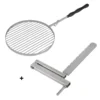 Grille Brasero En Inox ø38cm + Support - Feu Du Jardin -Pas Cher Saveur BBQ Magasin support grille inox 38 cm feu du jardin 7640154913035