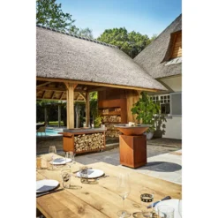 Table Corten Pro Céramique Gris Foncé Ofyr -Pas Cher Saveur BBQ Magasin table corten pro ceramique gris fonce 2020000019268 2