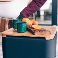 Tablette Pour Brasero Cube En Bambou - Höfats -Pas Cher Saveur BBQ Magasin tablette bambou cube hofats 4260447330146 4